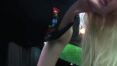 PublicAgent Long Haired Seductive Blonde In Banged Outdoors By A Stranger