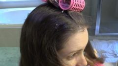 Lelu Love-Standing Doggystyle Cum-Shot In Hair Curlers