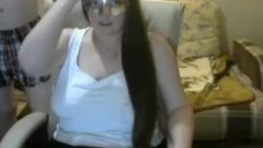 Russian Cutey Hairjob, Hair-titsfuck And Spunk In Hair, Long Hair, Hair