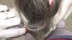 Cum-Shot Blondes On Long Hair, Hairjob, Cum Shampoo
